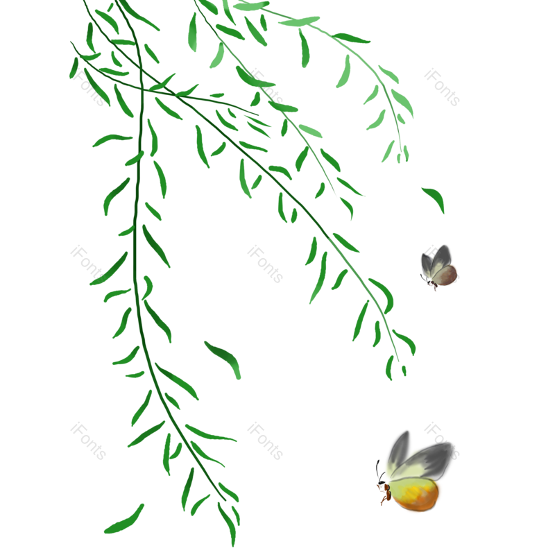 叶子图片,夏天元素,绿叶PNG,卡通绿叶免抠素材